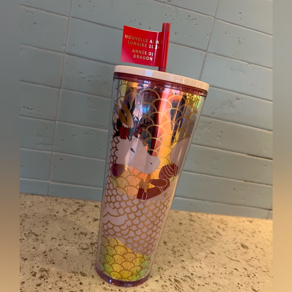 NWT Starbucks 2024 Tumbler Lunar New Year | Year of the Dragon Cold Cup